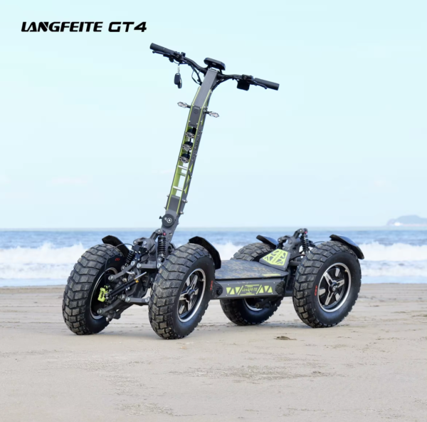 LANGFEITE GT4S 4X4 All-Wheel Drive Stand-Up Electric ATV Scooter - Image 2